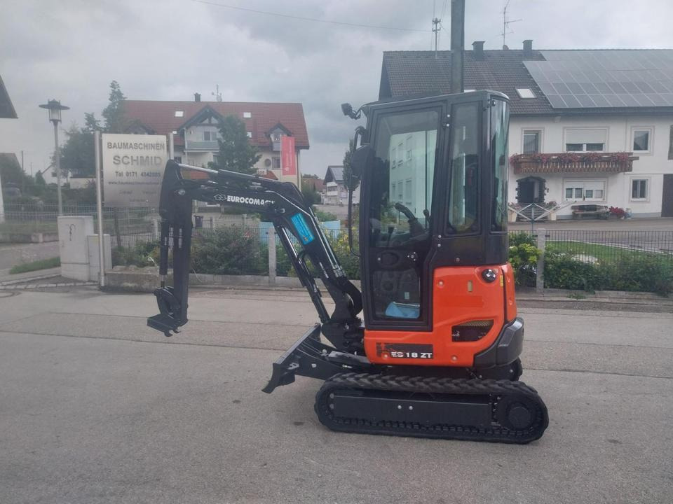 Eurocomach 18ZT Minibagger Kubota Bagger Kettenbagger - Ekskavator mini: gambar 1 Eurocomach 18ZT Minibagger Kubota Bagger Kettenbagger - Ekskavator mini: gambar 1