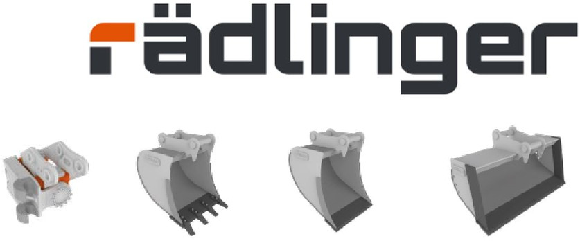 Rädlinger Löffelpaket 6 - 8 to mit MS 08 mit Powertilt Bagger - Ember ekskavator: gambar 1 Rädlinger Löffelpaket 6 - 8 to mit MS 08 mit Powertilt Bagger - Ember ekskavator: gambar 1