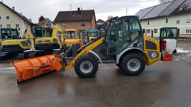 Schneeschild 2,6m Komatsu Atlas Schlepper Radlader Hoflader - Bajak salju: gambar 4 Schneeschild 2,6m Komatsu Atlas Schlepper Radlader Hoflader - Bajak salju: gambar 4