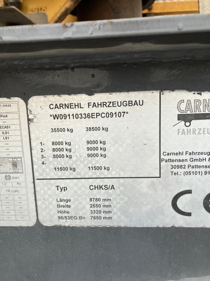 CARNEHL Kippauflieger CHKS A Kippauflieger - Semi-trailer jungkit: gambar 4 CARNEHL Kippauflieger CHKS A Kippauflieger - Semi-trailer jungkit: gambar 4
