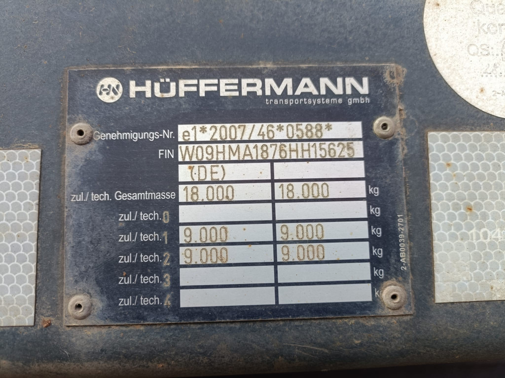 HUEFFERMANN Anhänger für Absetzmulden HMA 18.76 LS Containeranhänger - Trailer pengangkut mobil: gambar 2 HUEFFERMANN Anhänger für Absetzmulden HMA 18.76 LS Containeranhänger - Trailer pengangkut mobil: gambar 2