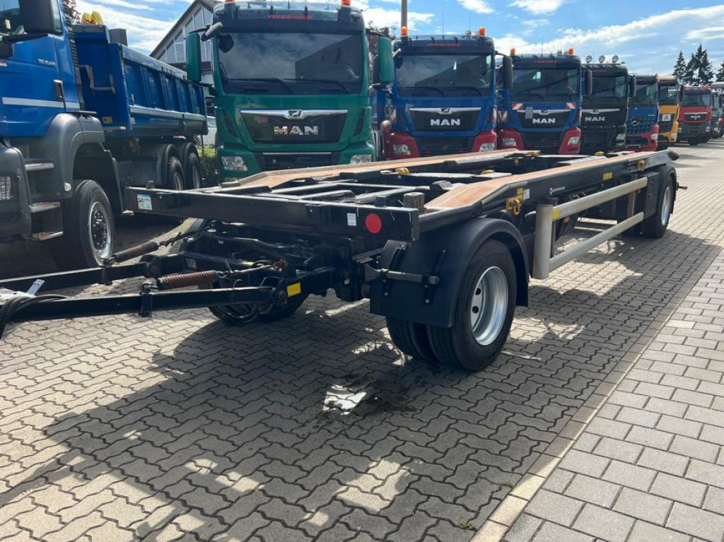 HUEFFERMANN Kombianhänger HKA 18.70 Containeranhänger Top Zust. - Trailer pengangkut mobil: gambar 1 HUEFFERMANN Kombianhänger HKA 18.70 Containeranhänger Top Zust. - Trailer pengangkut mobil: gambar 1