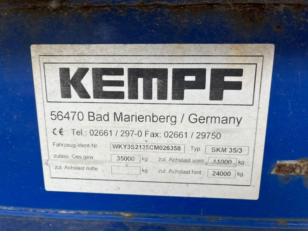 Leasing KEMPF Hinterkippmulde SKM 35 3 Kippauflieger 40m³ Stahl KEMPF Hinterkippmulde SKM 35 3 Kippauflieger 40m³ Stahl: gambar 6