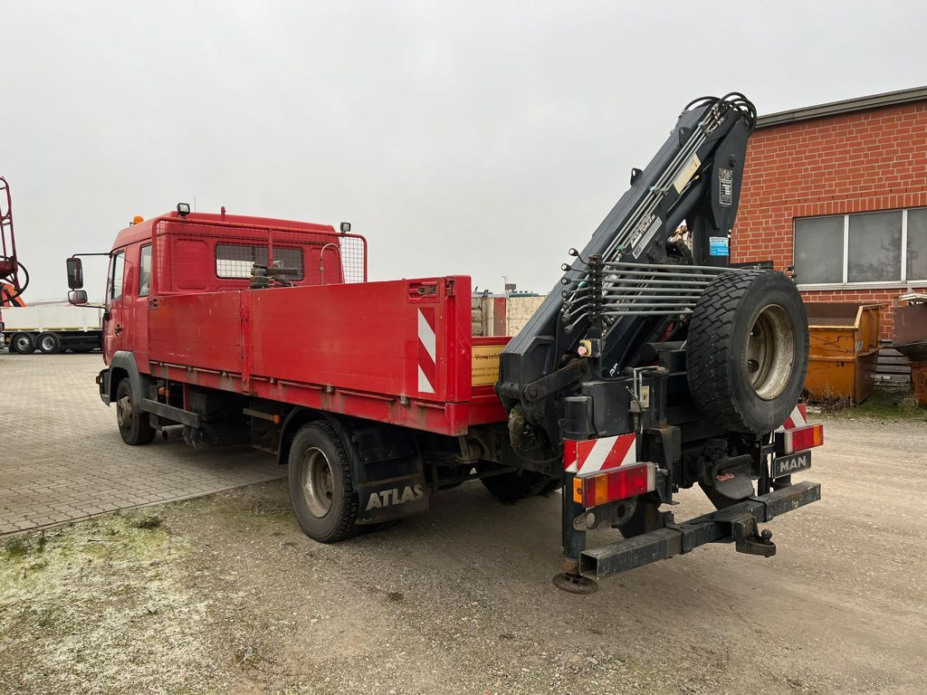 MAN LE 12.225 LC Pritsche Heckkran 6 Zylinder Doka T - Truk flatbed, Truk derek: gambar 4 MAN LE 12.225 LC Pritsche Heckkran 6 Zylinder Doka T - Truk flatbed, Truk derek: gambar 4