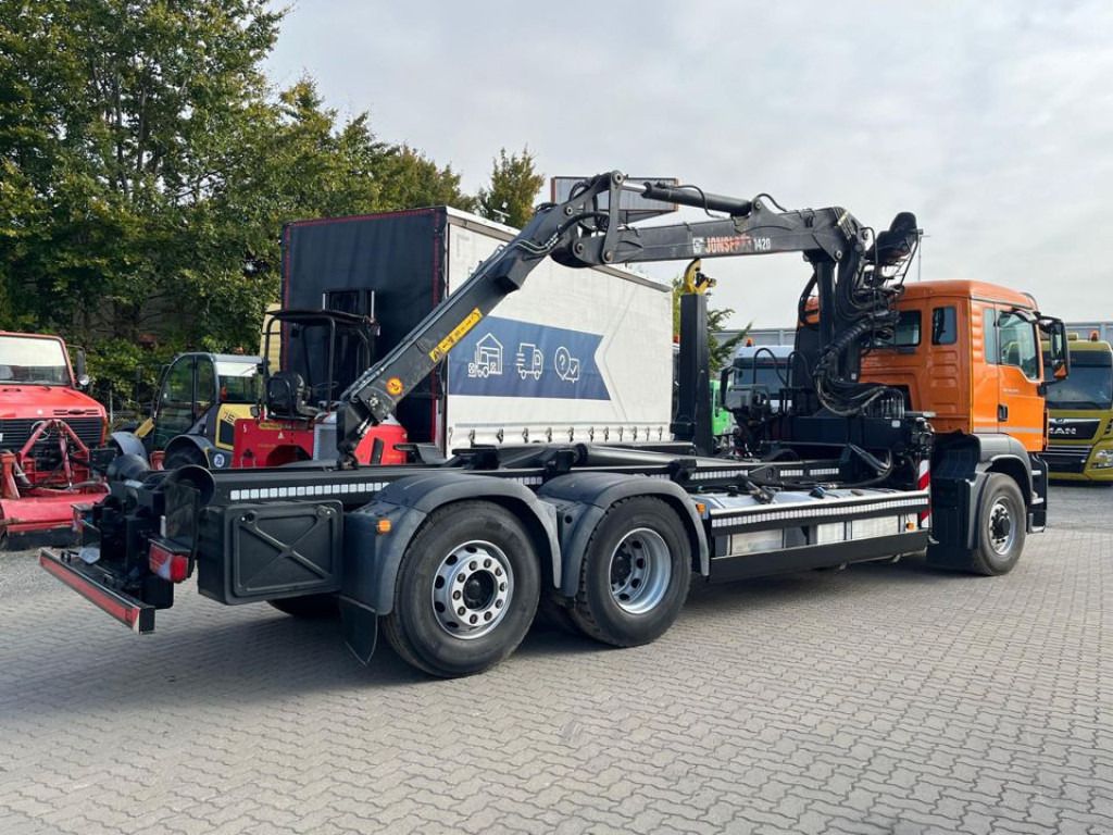 MAN MAN TG-S Abrollkipper mit Kran 26.400 6x4H-2 BL Lift/Lenk - Hook lift, Truk derek: gambar 5 MAN MAN TG-S Abrollkipper mit Kran 26.400 6x4H-2 BL Lift/Lenk - Hook lift, Truk derek: gambar 5
