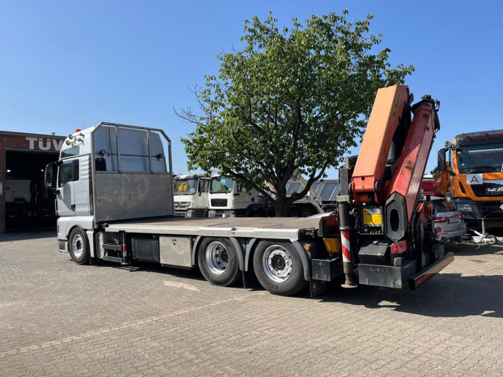 MAN MAN TG-X Pritsche Heckkran 26.400 6x2 Palfinger 34002 - Truk flatbed, Truk derek: gambar 4 MAN MAN TG-X Pritsche Heckkran 26.400 6x2 Palfinger 34002 - Truk flatbed, Truk derek: gambar 4