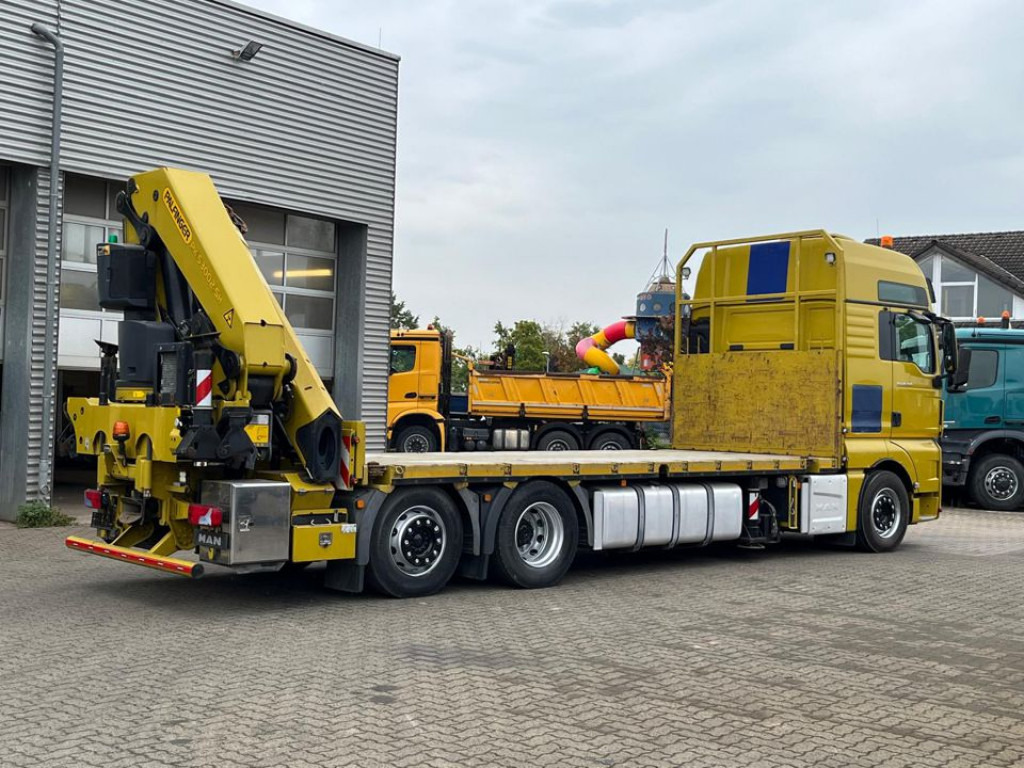 MAN MAN TG-X Pritsche Heckkran 26.500 6x2-2 LL 53m/to, Funk, Twistlock. - Truk flatbed, Truk derek: gambar 5 MAN MAN TG-X Pritsche Heckkran 26.500 6x2-2 LL 53m/to, Funk, Twistlock. - Truk flatbed, Truk derek: gambar 5