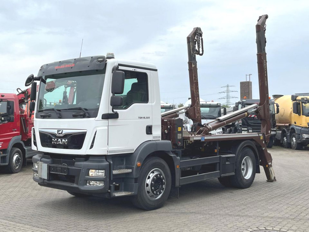MAN TG-M 18.320 4x2 Absetzkipper Meiller, Funk - Truk skip loader: gambar 1 MAN TG-M 18.320 4x2 Absetzkipper Meiller, Funk - Truk skip loader: gambar 1
