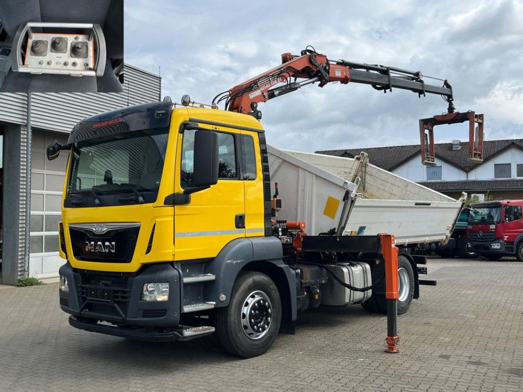 MAN TG-S 18.400 4x2 BL 2-Achs Kipper Kran Atlas 120+ - Truk jungkit, Truk derek: gambar 1 MAN TG-S 18.400 4x2 BL 2-Achs Kipper Kran Atlas 120+ - Truk jungkit, Truk derek: gambar 1