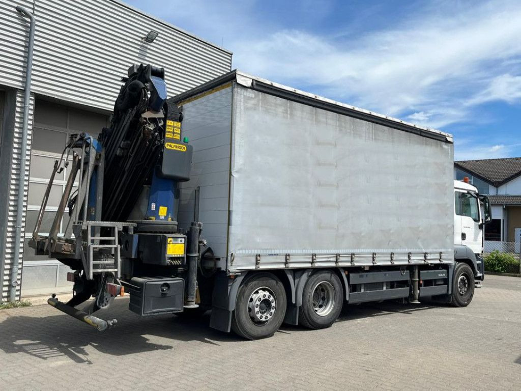 MAN TG-S 26.360 6x2-2LL Pritsche Heckkran 34m/to, Ji - Truk flatbed, Truk derek: gambar 5 MAN TG-S 26.360 6x2-2LL Pritsche Heckkran 34m/to, Ji - Truk flatbed, Truk derek: gambar 5