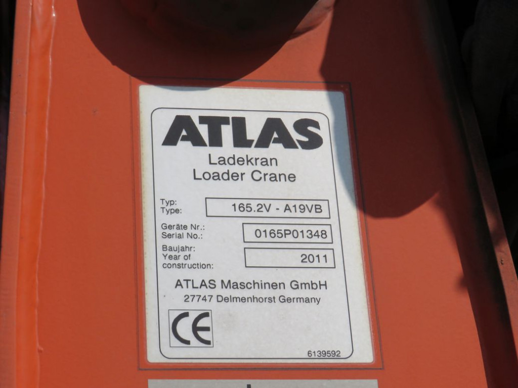 MAN TG-S 26.400 6x2-2 BL Pritsche Heckkran Atlas 165.2 - Truk flatbed, Truk derek: gambar 3 MAN TG-S 26.400 6x2-2 BL Pritsche Heckkran Atlas 165.2 - Truk flatbed, Truk derek: gambar 3