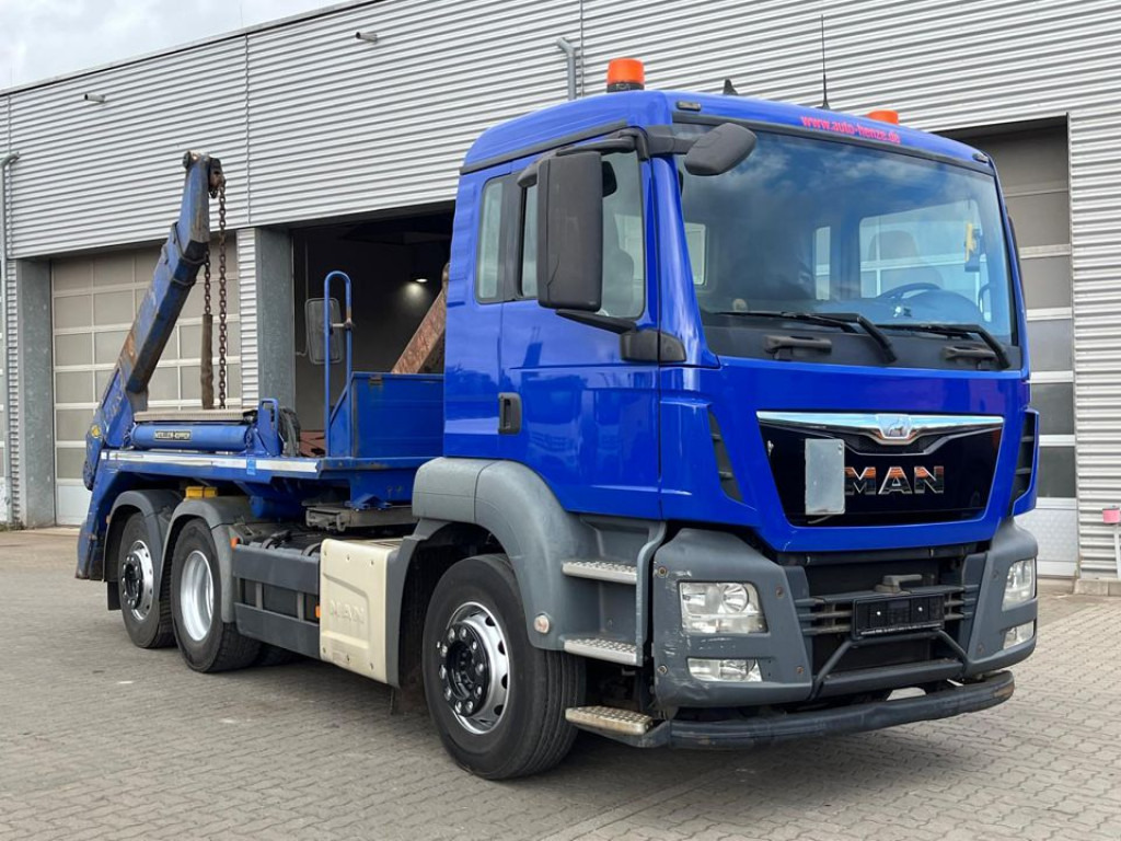 MAN TG-S 26.400 6x2 BL Absetzkipper Meiller Funk - Truk skip loader: gambar 4 MAN TG-S 26.400 6x2 BL Absetzkipper Meiller Funk - Truk skip loader: gambar 4