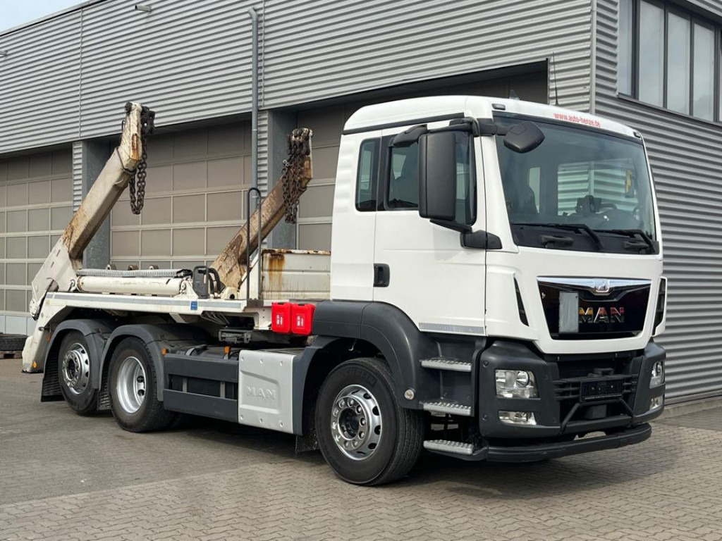 Truk skip loader MAN TG-S 26.400 6x2 BL Absetzkipper Meiller Funk: gambar 8