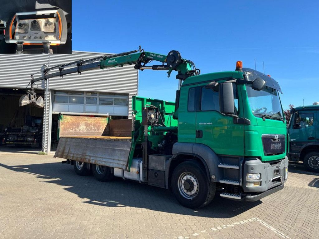 MAN TG-S 28.480 6x4H-4 BL 3-Achs Kipper Kran Funk Li - Truk derek: gambar 3 MAN TG-S 28.480 6x4H-4 BL 3-Achs Kipper Kran Funk Li - Truk derek: gambar 3