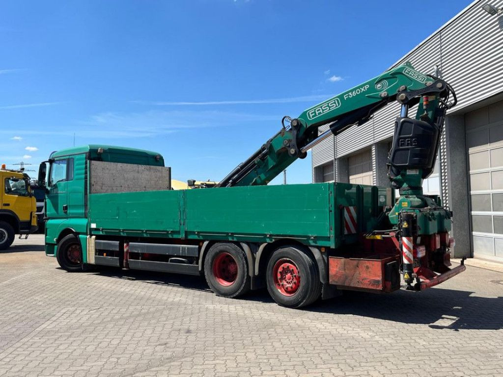 MAN TG-X 26.440 6x2-2 BL Pritsche Heckkran Fassi 360 - Truk derek: gambar 3 MAN TG-X 26.440 6x2-2 BL Pritsche Heckkran Fassi 360 - Truk derek: gambar 3