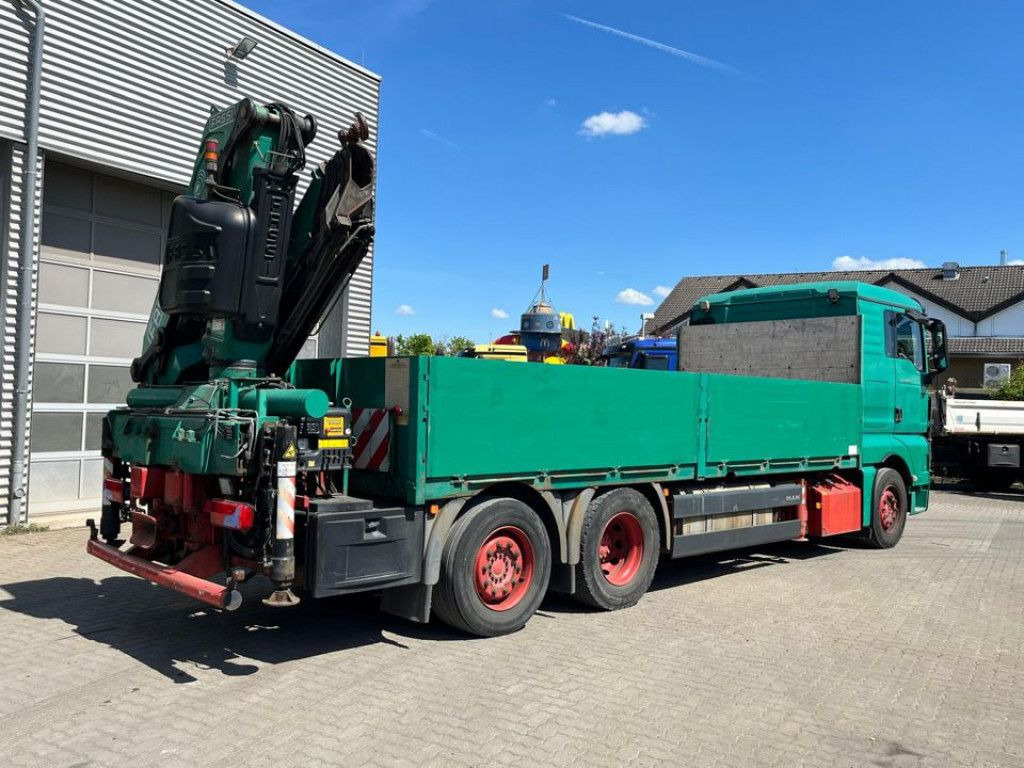 MAN TG-X 26.440 6x2-2 BL Pritsche Heckkran Fassi 360 - Truk flatbed, Truk derek: gambar 4 MAN TG-X 26.440 6x2-2 BL Pritsche Heckkran Fassi 360 - Truk flatbed, Truk derek: gambar 4