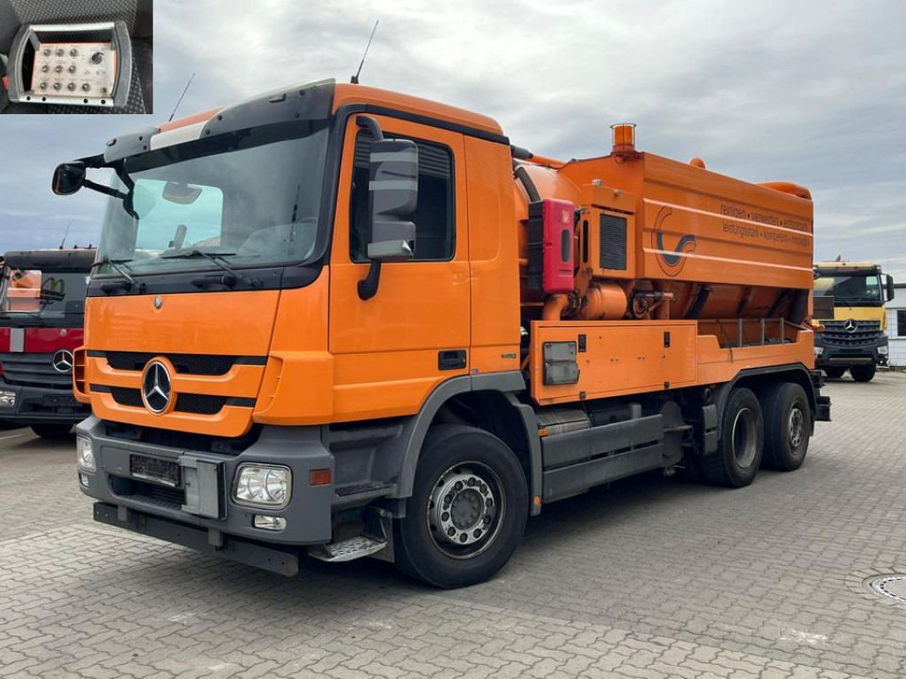 MERCEDES-BENZ Actros 2546 L 6x2 Saug + Spülwagen super Zustand ADR - Truk vakum: gambar 1 MERCEDES-BENZ Actros 2546 L 6x2 Saug + Spülwagen super Zustand ADR - Truk vakum: gambar 1