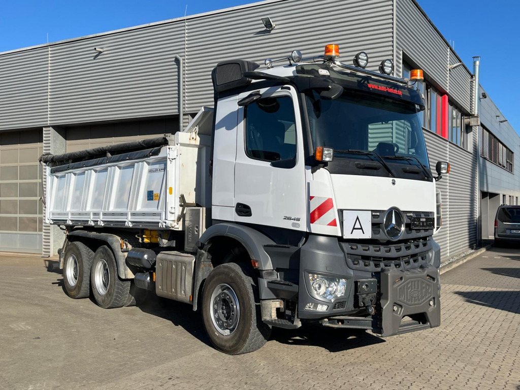 MERCEDES-BENZ Arocs 2645 K 6x4 3-Achs Kipper gr. Meiller Bordmatik 2 Stempel - Truk jungkit: gambar 5 MERCEDES-BENZ Arocs 2645 K 6x4 3-Achs Kipper gr. Meiller Bordmatik 2 Stempel - Truk jungkit: gambar 5