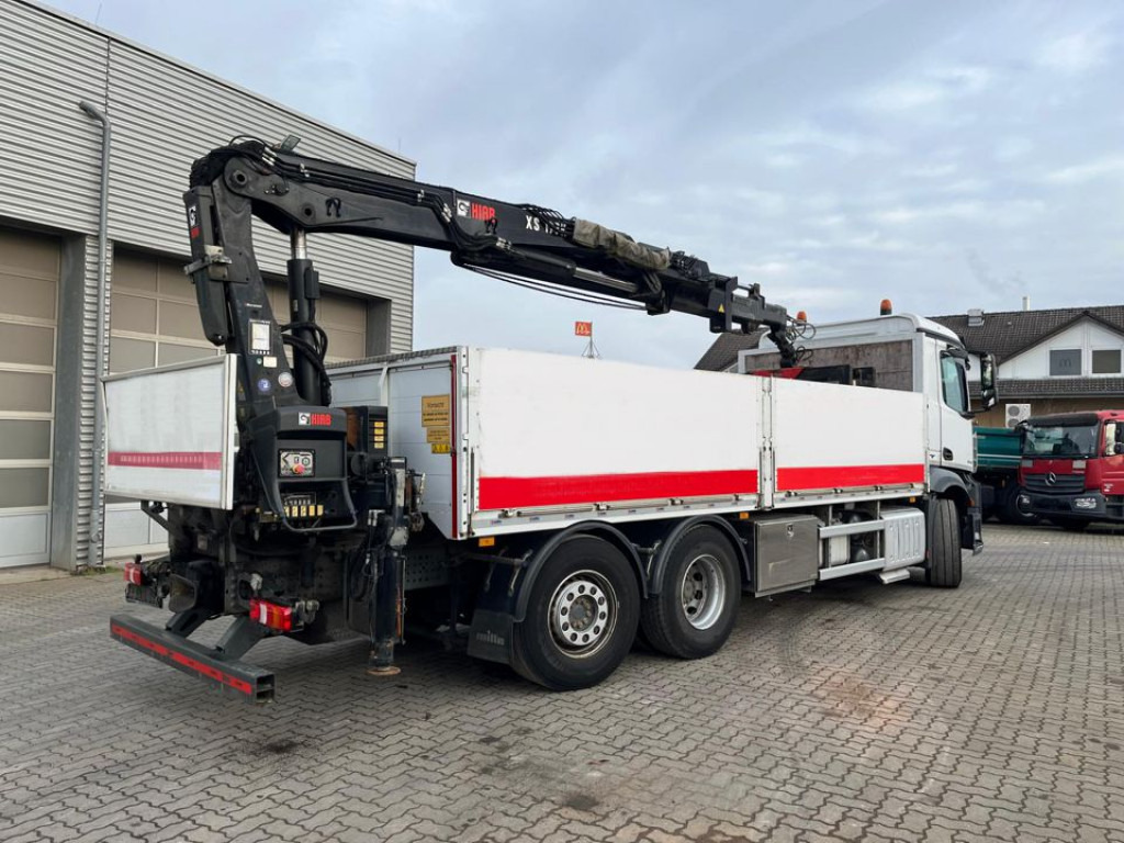 Mercedes-Benz Antos Pritsche Heckkran 2542 6x2 Hiab XS 177 Funk+Zange - Truk flatbed, Truk derek: gambar 4 Mercedes-Benz Antos Pritsche Heckkran 2542 6x2 Hiab XS 177 Funk+Zange - Truk flatbed, Truk derek: gambar 4