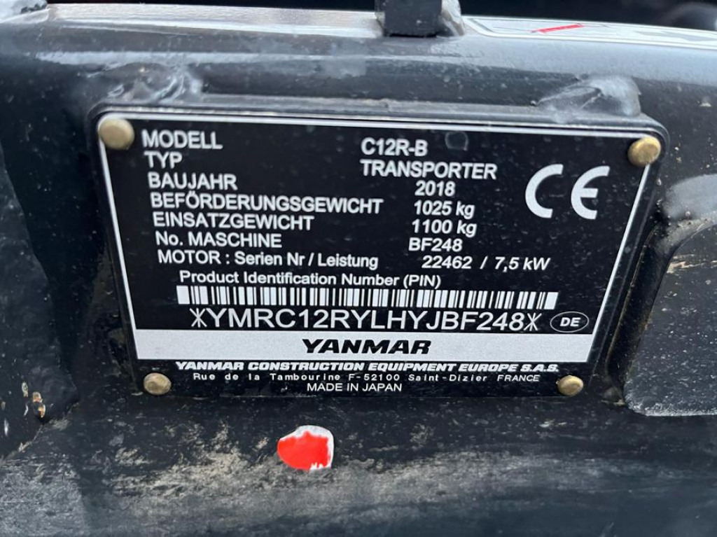 YANMAR Kettendumper C 12 R Baumaschine Kettendumper - Tempat sampah perayap: gambar 3 YANMAR Kettendumper C 12 R Baumaschine Kettendumper - Tempat sampah perayap: gambar 3