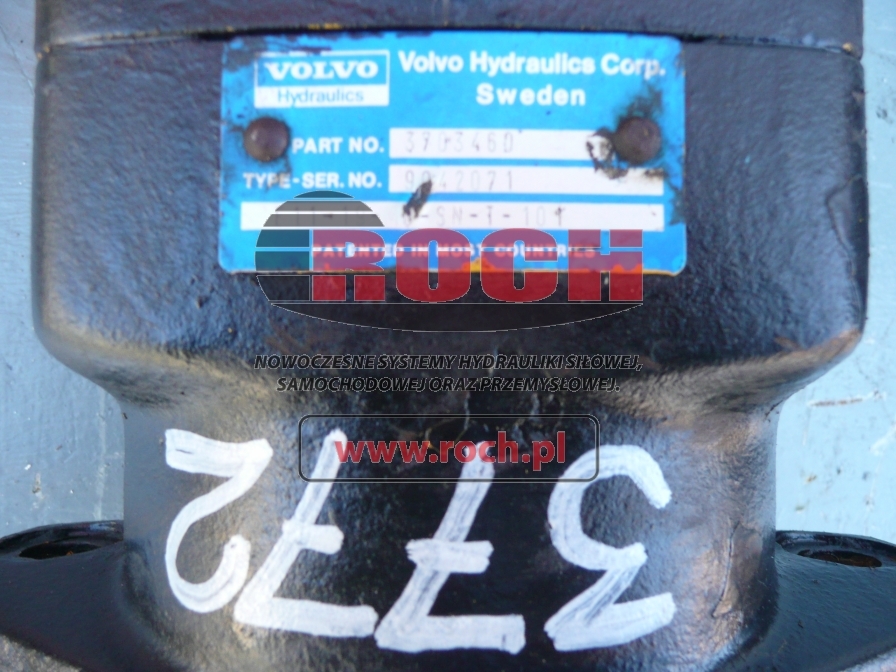 VOLVO F11-19-MU-SN-T-101 3703460 - Motor hidrolik untuk Peralatan konstruksi: gambar 2 VOLVO F11-19-MU-SN-T-101 3703460 - Motor hidrolik untuk Peralatan konstruksi: gambar 2