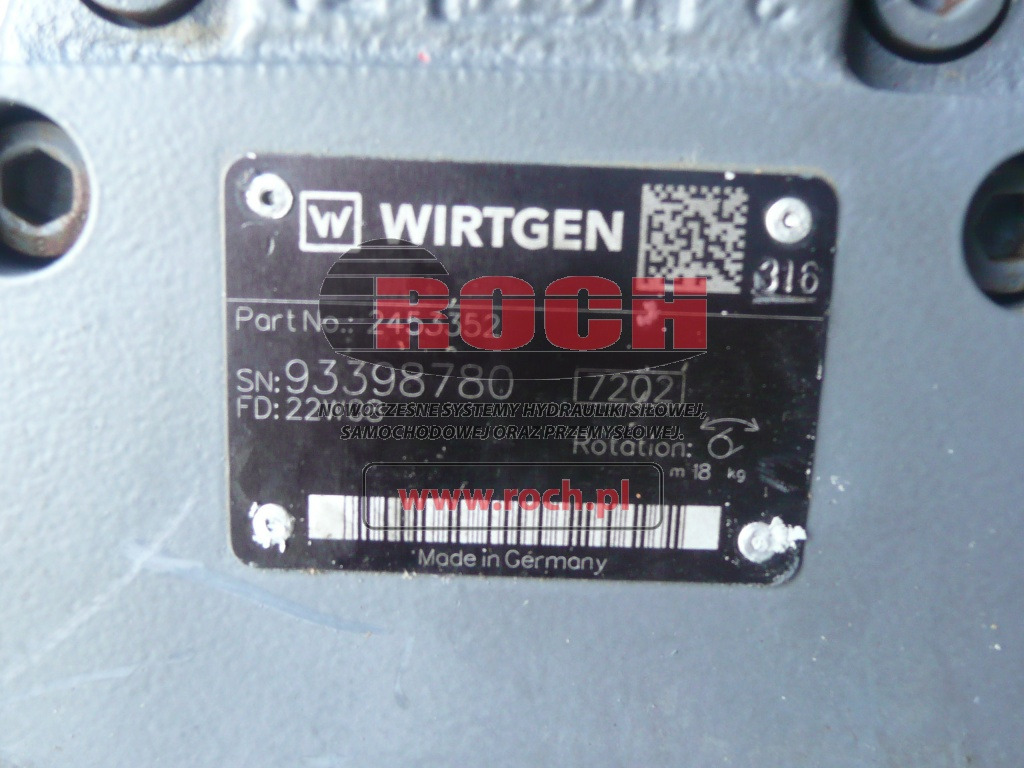 WIRTGEN 2453352 - Motor hidrolik: gambar 2 WIRTGEN 2453352 - Motor hidrolik: gambar 2