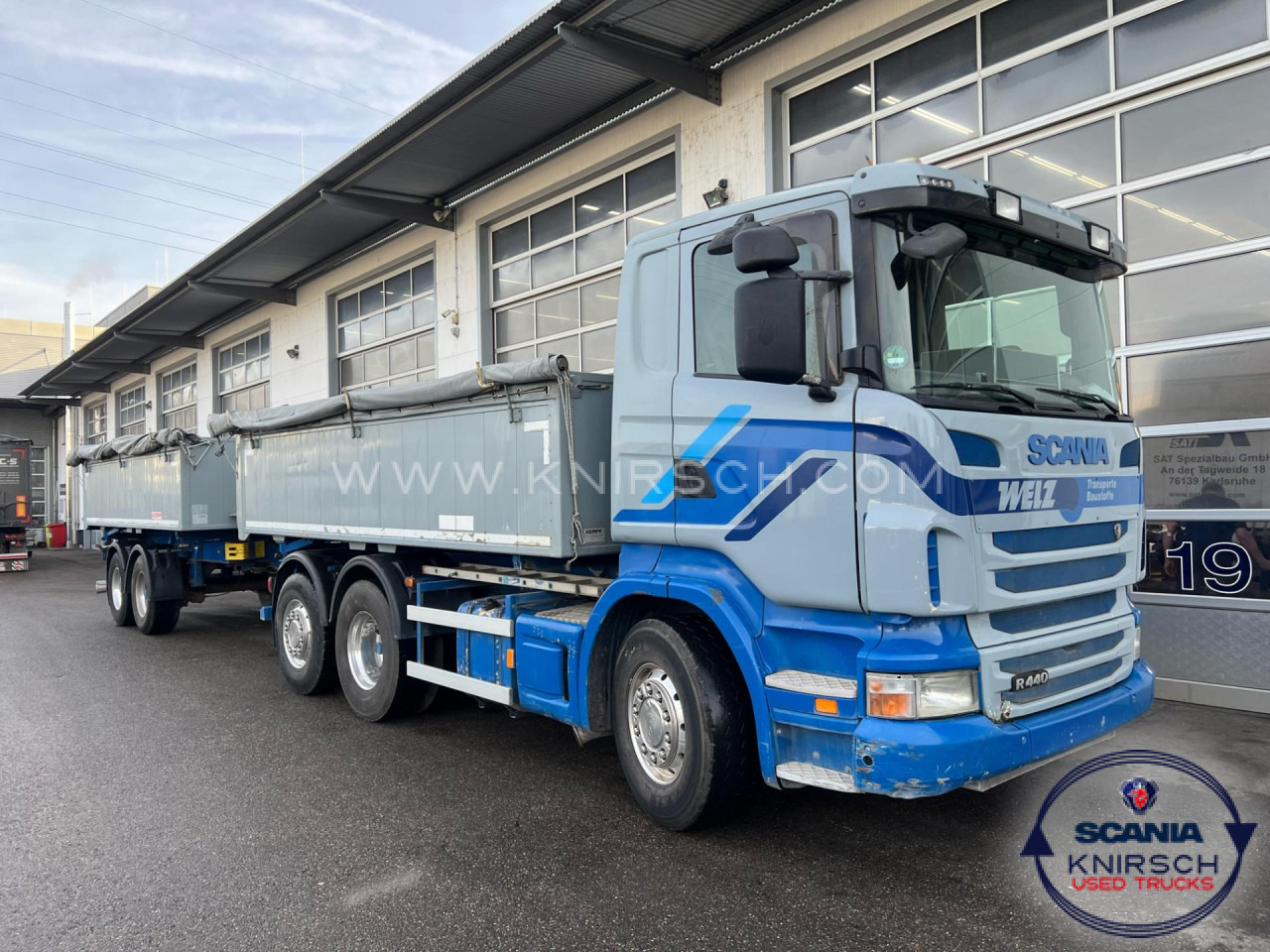SCANIA R 440 LB6x2*4MSA Kempf 2 Seitenkipper mit - Truk jungkit: gambar 1 SCANIA R 440 LB6x2*4MSA Kempf 2 Seitenkipper mit - Truk jungkit: gambar 1