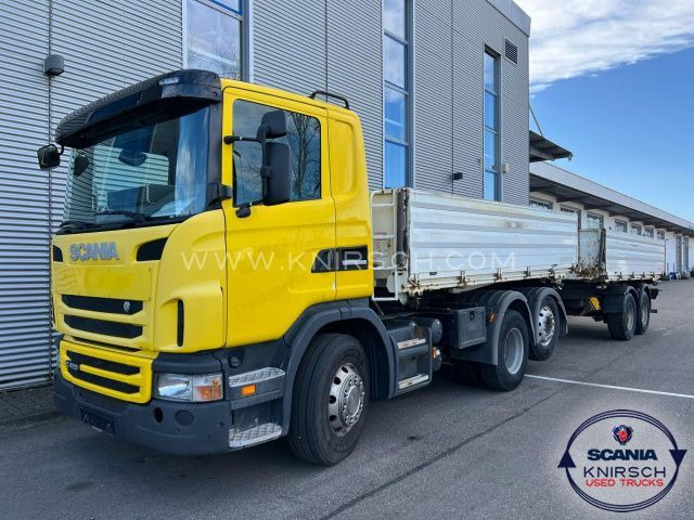 Scania G420LB6X24MNA Liftachse mirt Tandemanhänger - Truk jungkit: gambar 1 Scania G420LB6X24MNA Liftachse mirt Tandemanhänger - Truk jungkit: gambar 1
