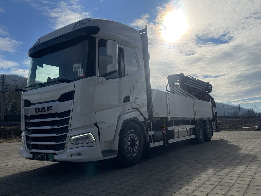 DAF XF 480 FAN Kranwagen / Vorlauf 2026 ! - Truk flatbed, Truk derek: gambar 2 DAF XF 480 FAN Kranwagen / Vorlauf 2026 ! - Truk flatbed, Truk derek: gambar 2