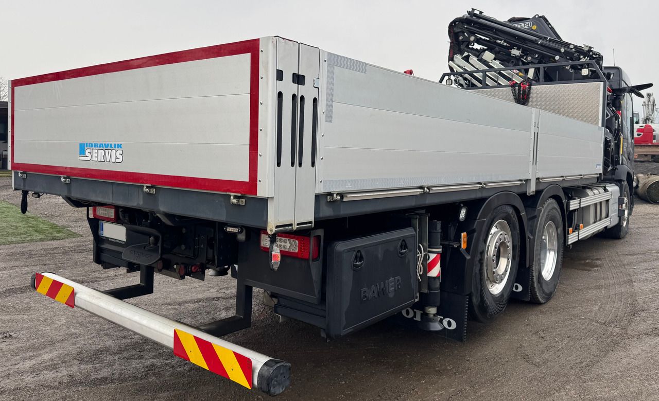 VOLVO FMX 500 Hiab Palfinger Fassi F485 - Truk flatbed, Truk derek: gambar 3 VOLVO FMX 500 Hiab Palfinger Fassi F485 - Truk flatbed, Truk derek: gambar 3