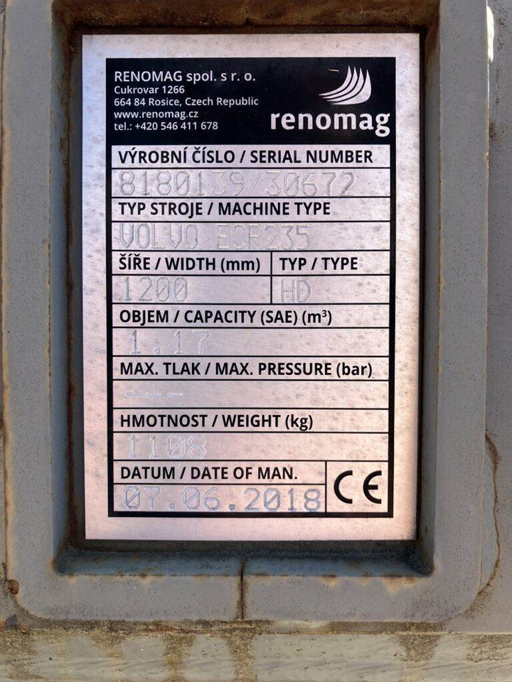Renomag Tieflöffel mit Zähnen HD - Backhoe loader: gambar 4 Renomag Tieflöffel mit Zähnen HD - Backhoe loader: gambar 4