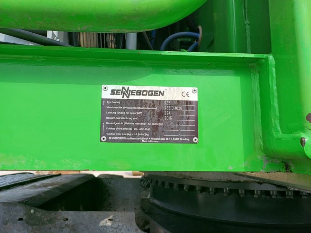 Mesin pengisi Sennebogen 735E: gambar 9 Mesin pengisi Sennebogen 735E: gambar 9