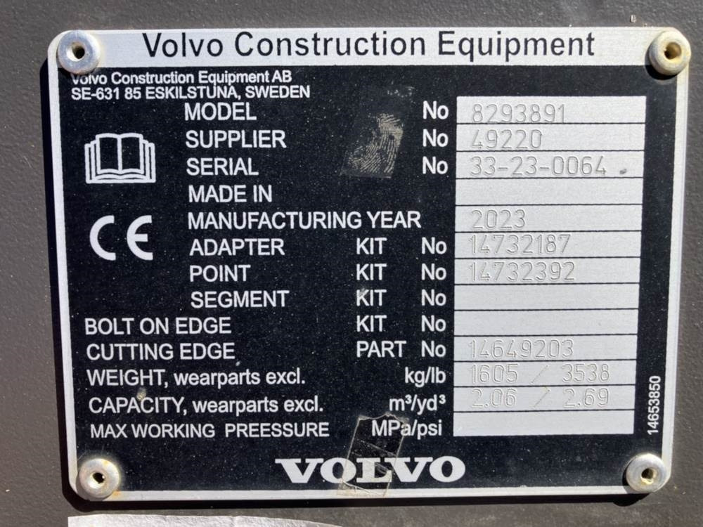Volvo Tieflöffel mit Zähne S2 - Backhoe loader: gambar 4 Volvo Tieflöffel mit Zähne S2 - Backhoe loader: gambar 4
