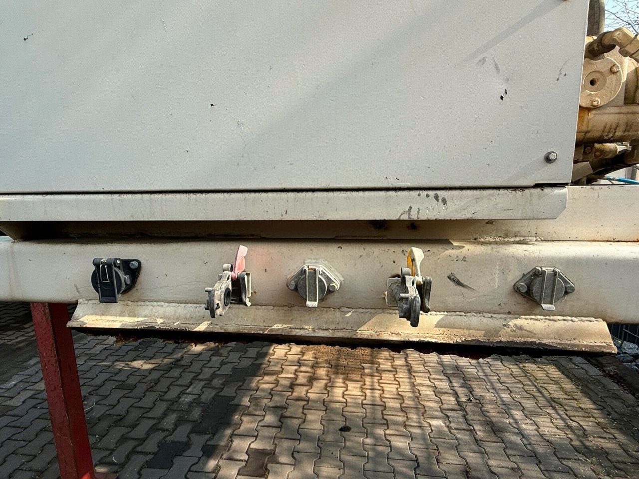 Truk pengaduk beton Betonmischer-Auflieger Stetter 10 m³ mit Motor: gambar 7