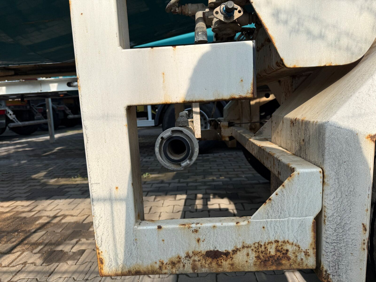 Truk pengaduk beton Betonmischer-Auflieger Stetter 10 m³ mit Motor: gambar 12