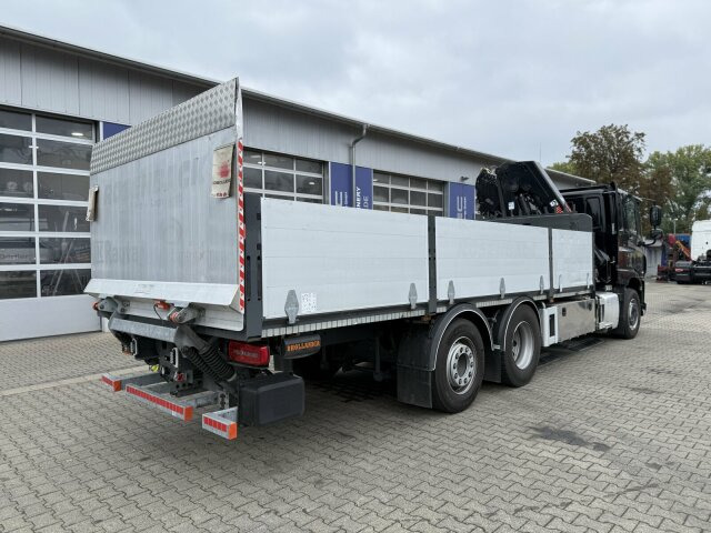 Truk derek DAF CF 450 FAN 6x2 Pritsche mit Kran HIAB 188 E-6: gambar 9
