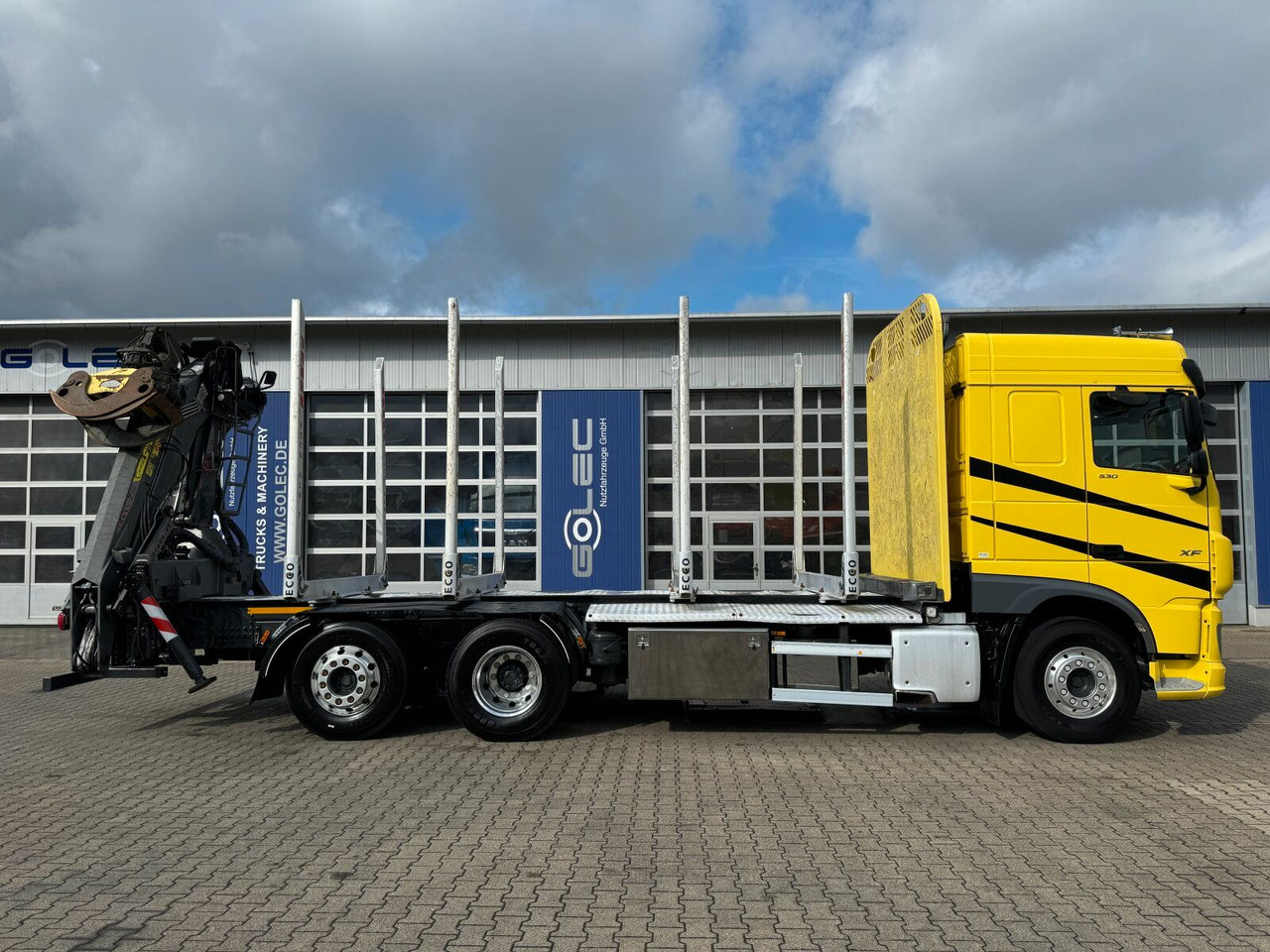 DAF XF 530 6x2 Holztransport Kran PENZ 15Z9.50 *Anh. - Truk logging, Truk derek: gambar 4 DAF XF 530 6x2 Holztransport Kran PENZ 15Z9.50 *Anh. - Truk logging, Truk derek: gambar 4