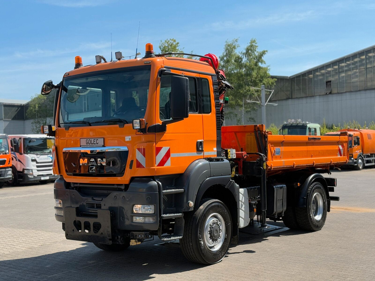 Leasing  MAN TGA 18.360 4x4 Kipper Kran PALFINGER Winterd. MAN TGA 18.360 4x4 Kipper Kran PALFINGER Winterd.: gambar 6