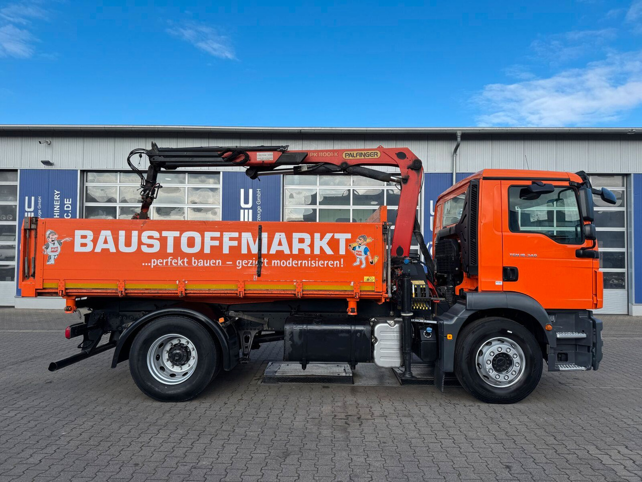 MAN TGM 18.340 4x2 Euro 6 Kipper Kran PK11001.K - Truk jungkit, Truk derek: gambar 3 MAN TGM 18.340 4x2 Euro 6 Kipper Kran PK11001.K - Truk jungkit, Truk derek: gambar 3