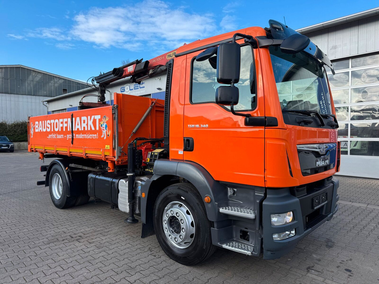 MAN TGM 18.340 4x2 Euro 6 Kipper Kran PK11001.K - Truk jungkit, Truk derek: gambar 1 MAN TGM 18.340 4x2 Euro 6 Kipper Kran PK11001.K - Truk jungkit, Truk derek: gambar 1