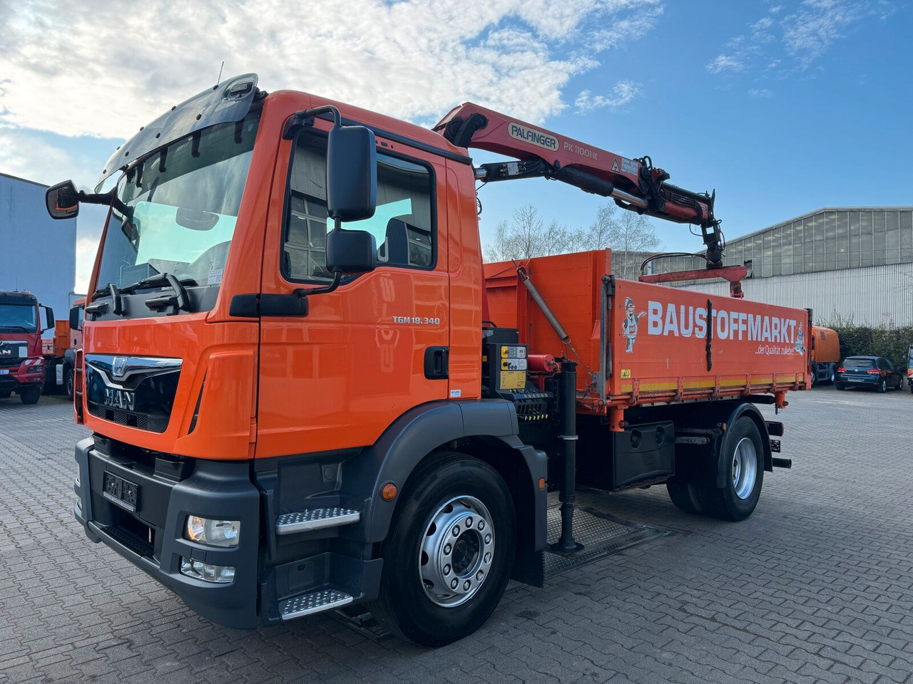 MAN TGM 18.340 4x2 Euro 6 Kipper Kran PK11001.K - Truk jungkit, Truk derek: gambar 2 MAN TGM 18.340 4x2 Euro 6 Kipper Kran PK11001.K - Truk jungkit, Truk derek: gambar 2