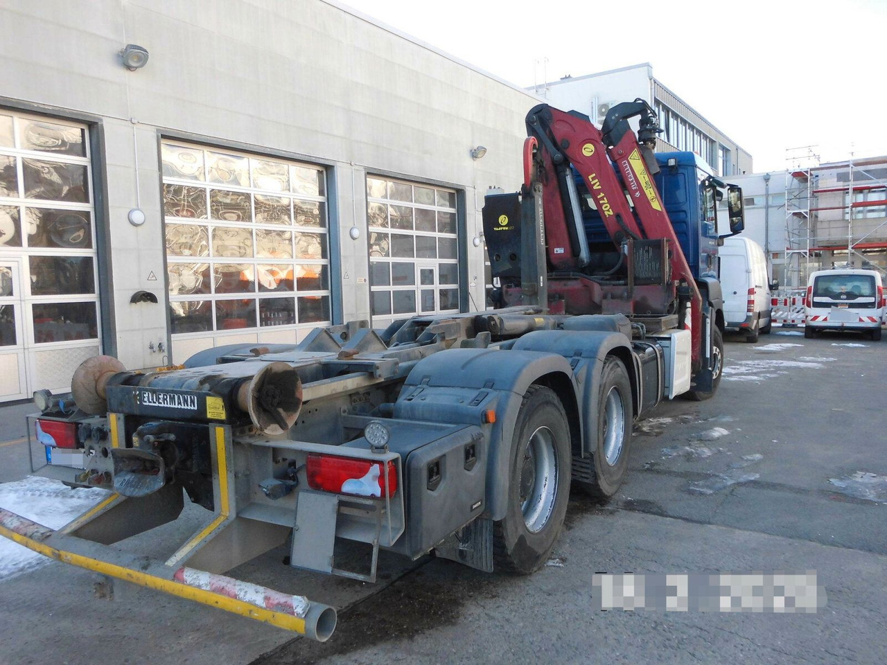 MAN TGS 28.480 6x4 Abrollkipper + Kran bis 4,63 T - Hook lift, Truk derek: gambar 3 MAN TGS 28.480 6x4 Abrollkipper + Kran bis 4,63 T - Hook lift, Truk derek: gambar 3