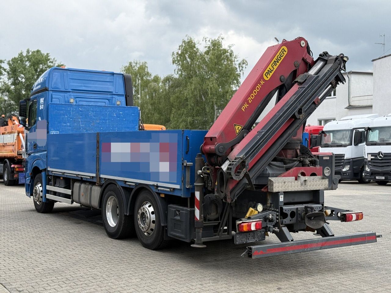 Mercedes-Benz ACTROS 2545 6x2 Pritsche Kran Palfinger PK20001K - Truk flatbed, Truk derek: gambar 5 Mercedes-Benz ACTROS 2545 6x2 Pritsche Kran Palfinger PK20001K - Truk flatbed, Truk derek: gambar 5