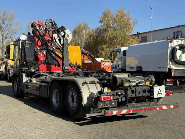 Hook lift, Truk derek Mercedes-Benz ACTROS 2546 6x2 Abrollkip Kran Palfinger Q150Z95: gambar 11