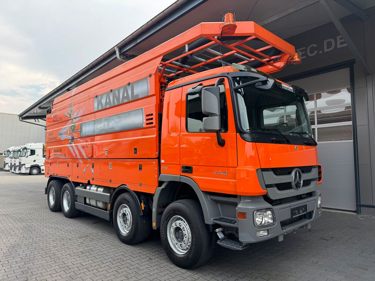 Mercedes-Benz ACTROS 4148 8x4 Kanalreiniger & Wasserrückgewinn - Truk vakum: gambar 1 Mercedes-Benz ACTROS 4148 8x4 Kanalreiniger & Wasserrückgewinn - Truk vakum: gambar 1