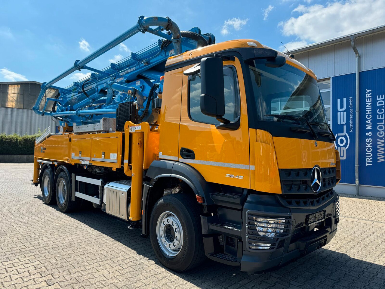 Mercedes-Benz AROCS 2646 6x4 Euro 6 Betonpumpe Schwing S 38 SX - Truk pompa beton: gambar 1 Mercedes-Benz AROCS 2646 6x4 Euro 6 Betonpumpe Schwing S 38 SX - Truk pompa beton: gambar 1