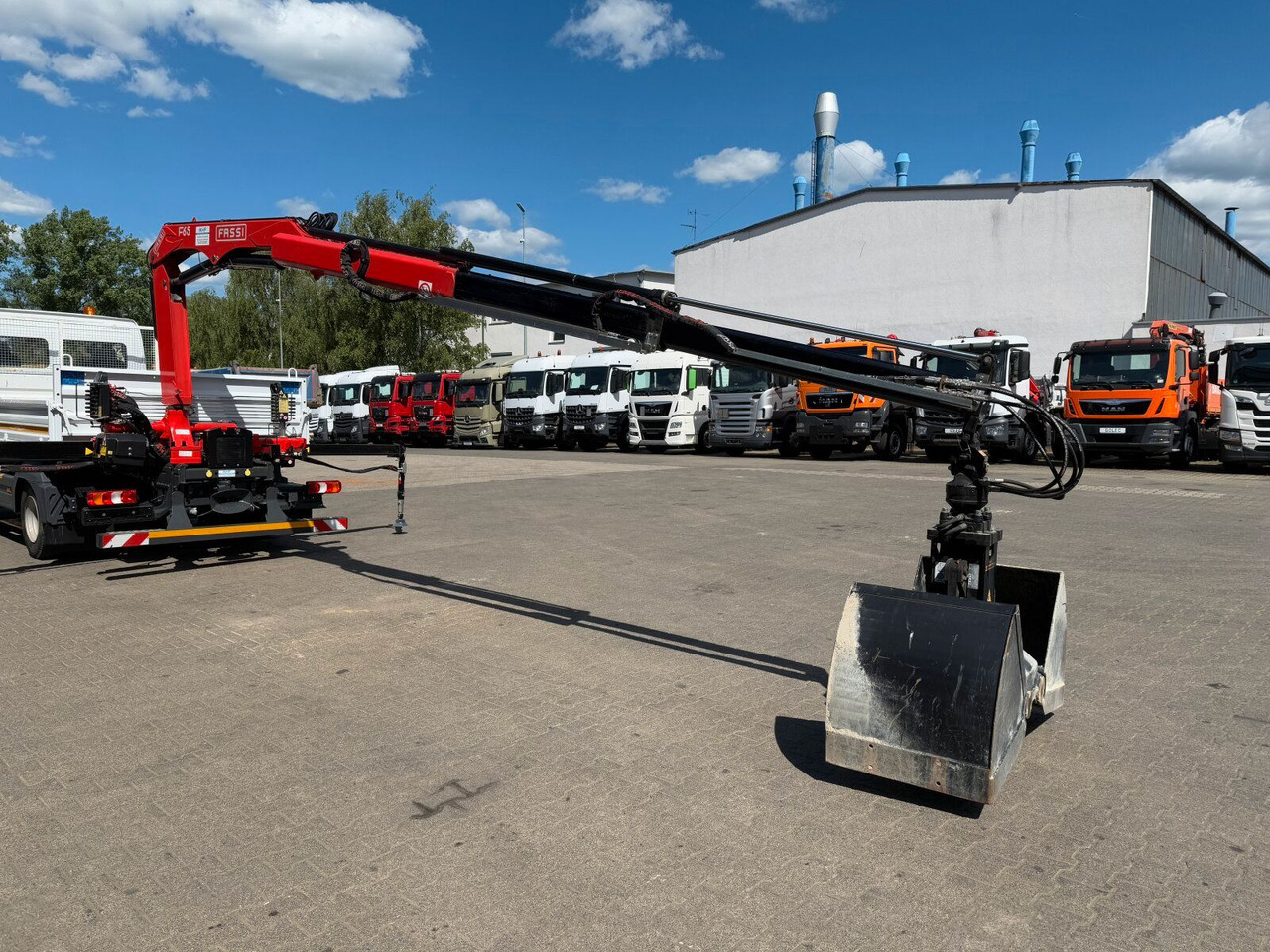 Van jungkit Mercedes-Benz ATEGO 818 4x2 Euro 6 Kipper Kran FASSI F65B.0.22: gambar 20