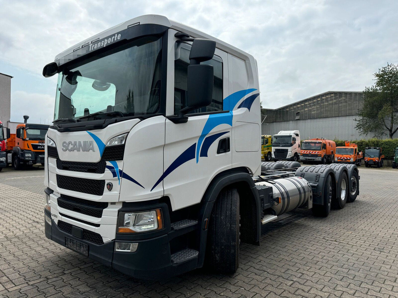 Scania G 410 B8x2*6 NB LNG Fahrgestell Nebenantrieb - Truk sasis, Truk derek: gambar 3 Scania G 410 B8x2*6 NB LNG Fahrgestell Nebenantrieb - Truk sasis, Truk derek: gambar 3
