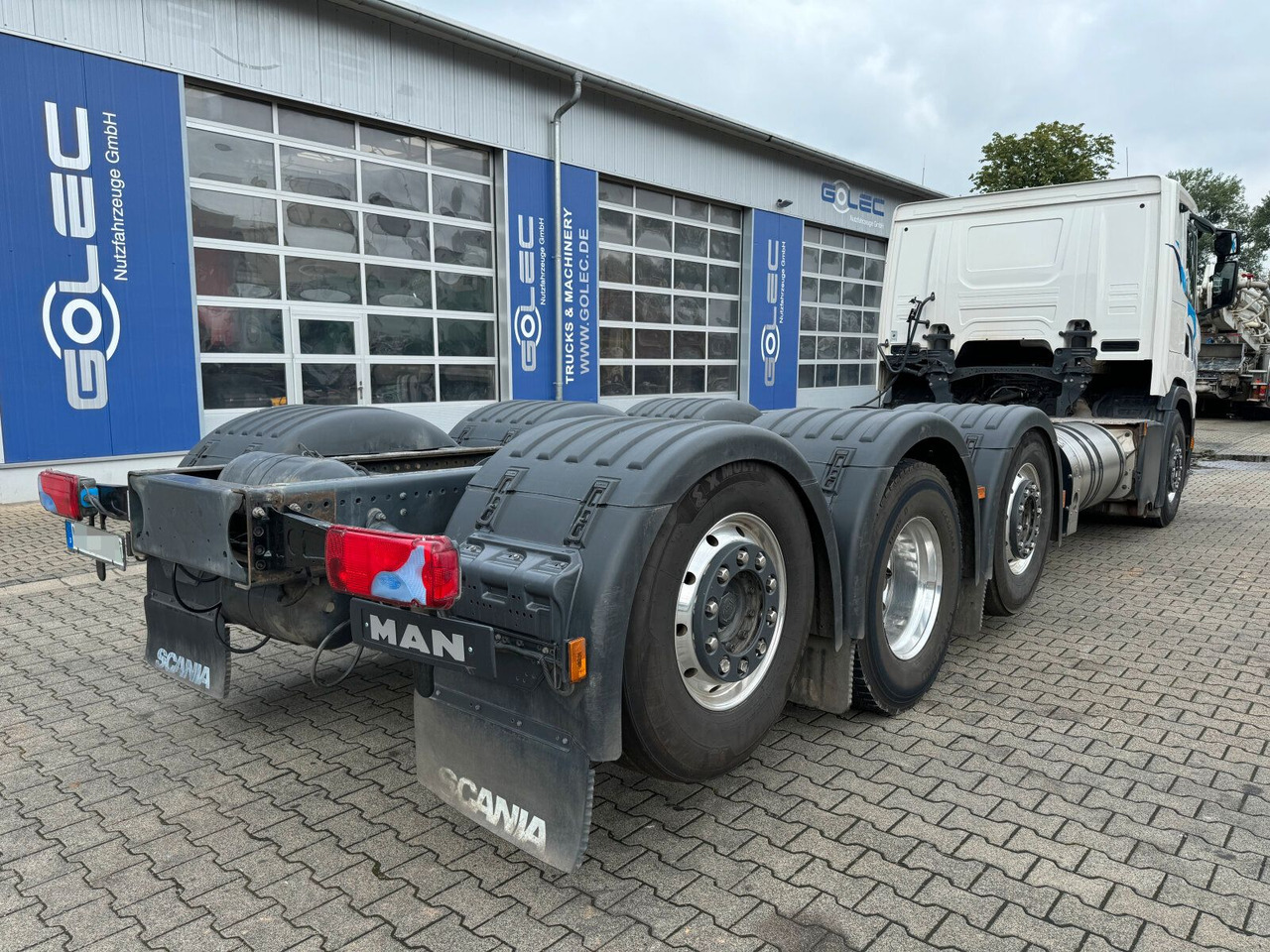 Scania G 410 B8x2*6 NB LNG Fahrgestell Nebenantrieb - Truk sasis, Truk derek: gambar 5 Scania G 410 B8x2*6 NB LNG Fahrgestell Nebenantrieb - Truk sasis, Truk derek: gambar 5