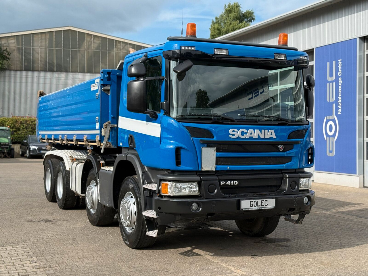 Scania P 410 8x4 Dreiseitenkipper DAUTEL - Truk jungkit: gambar 1 Scania P 410 8x4 Dreiseitenkipper DAUTEL - Truk jungkit: gambar 1